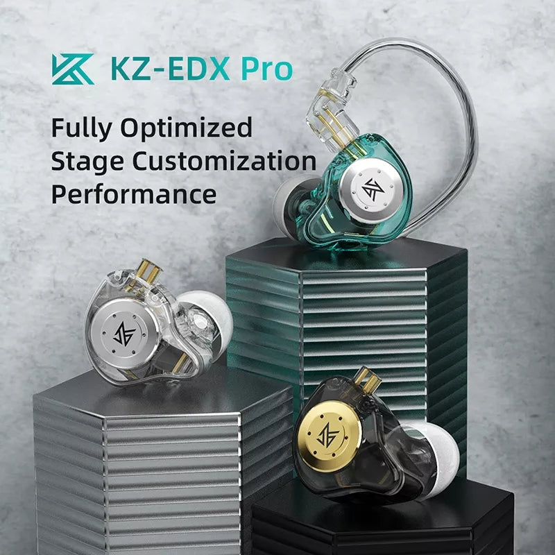 Audífonos Qkz Edx Ak6 Inear Auriculares Profesionales Mic